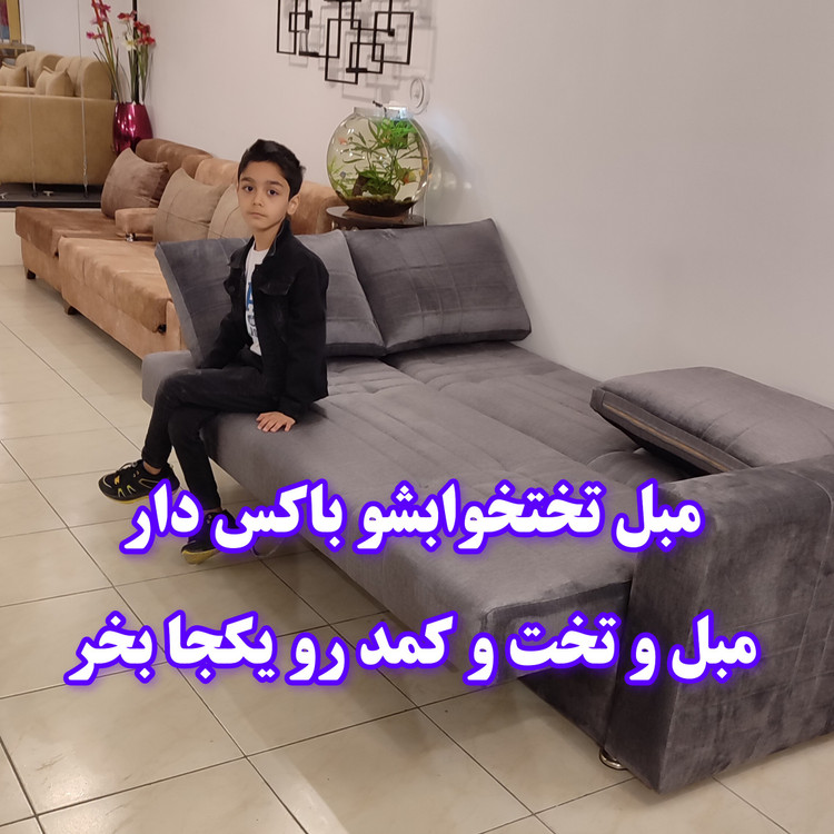 مبل تختخوابشو باکس دار.