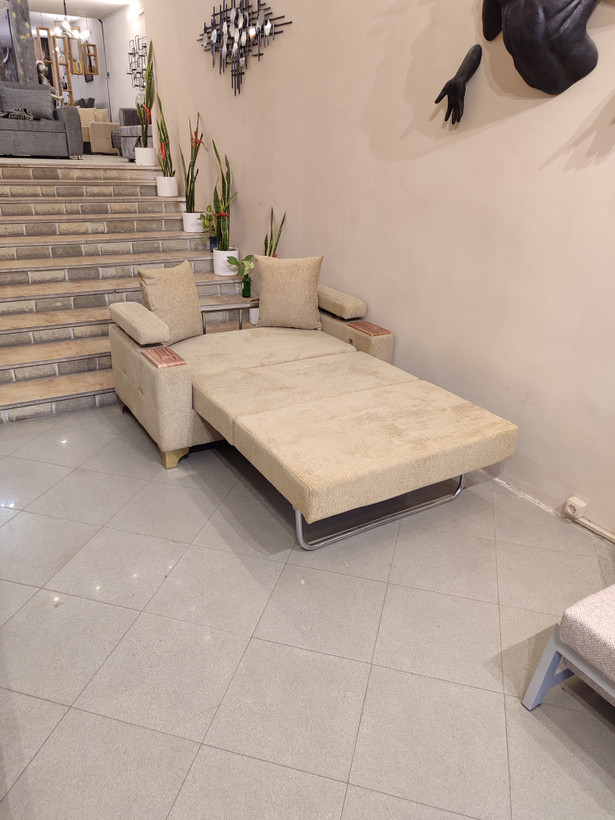 مبل تختخوابشو یکنفره مدل لاوسکی عرض ۱۱۰